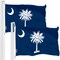 South Carolina SC State Flag 3x5 Ft 2-Pack 150D Printed Polyester By G128